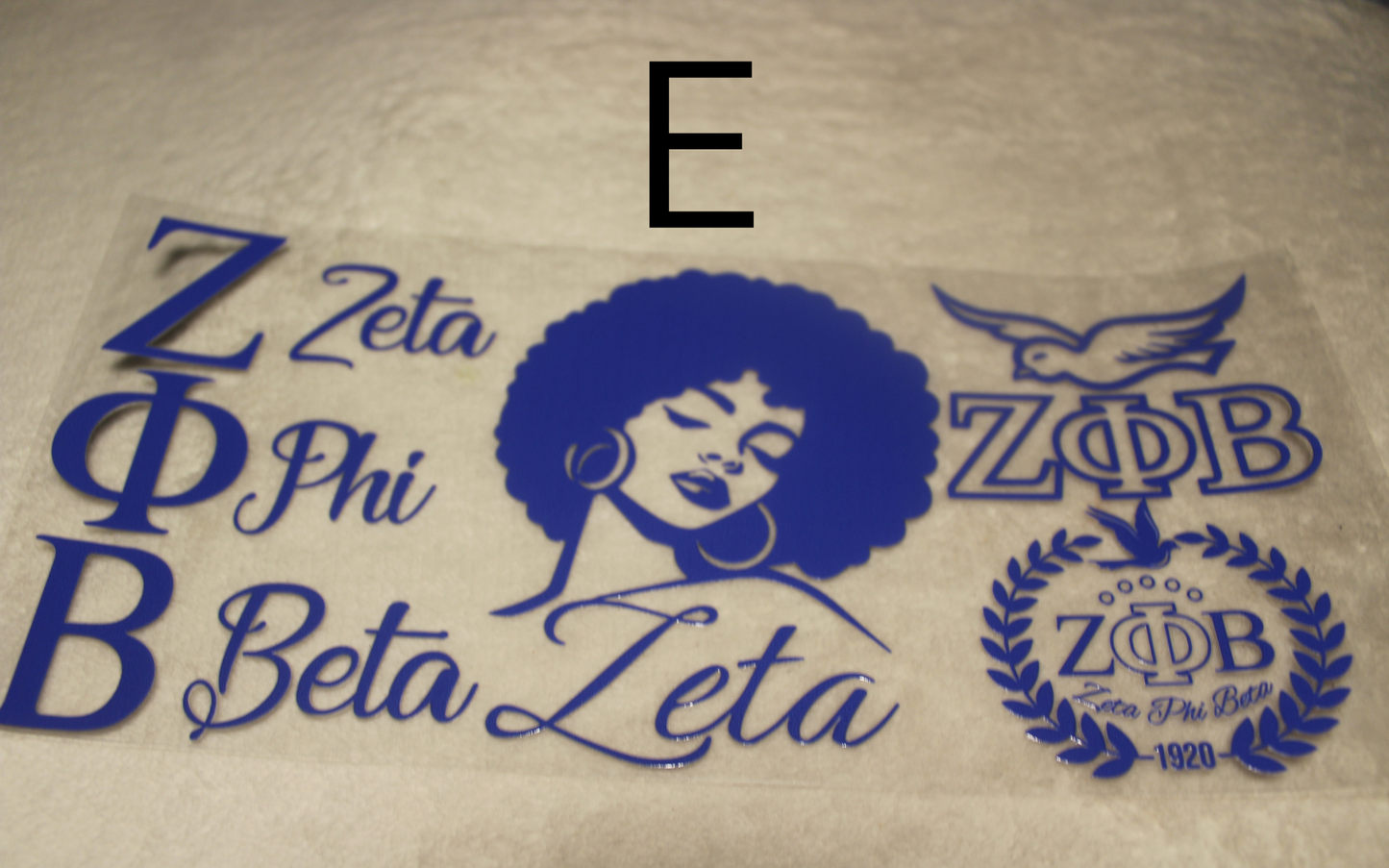 Blue Sorority UV DTF Wrap | 16-32oz | Waterproof