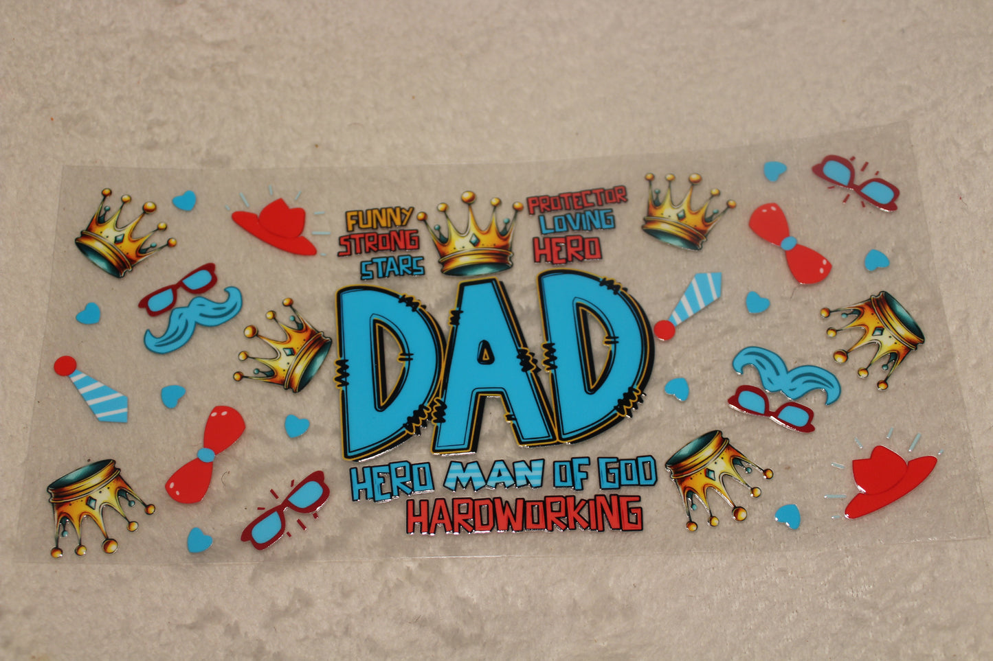 DAD UV Cup Wrap Sticker