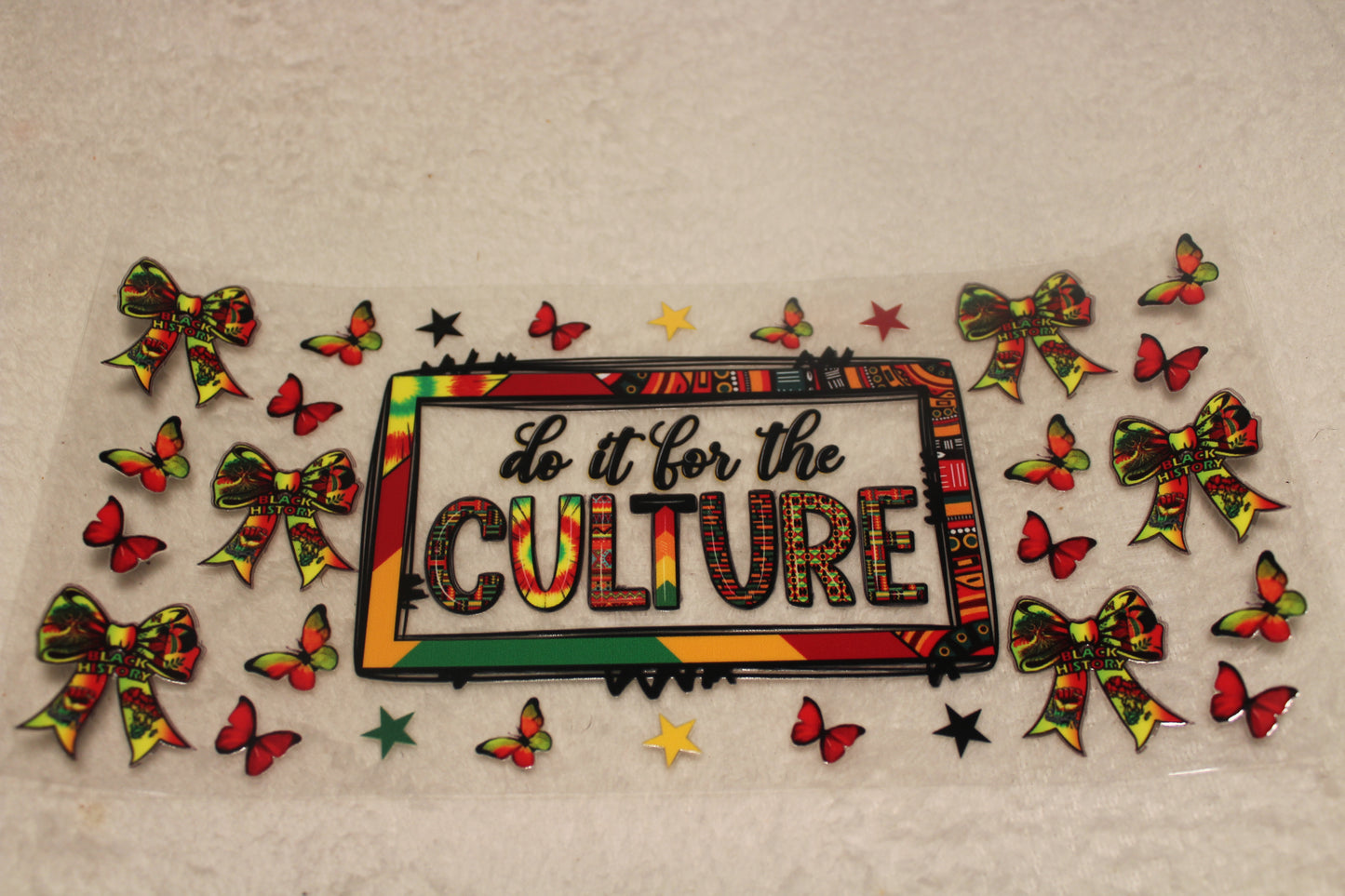 IT'S FOR THE CULTURE UV CUP WRAP STICKER