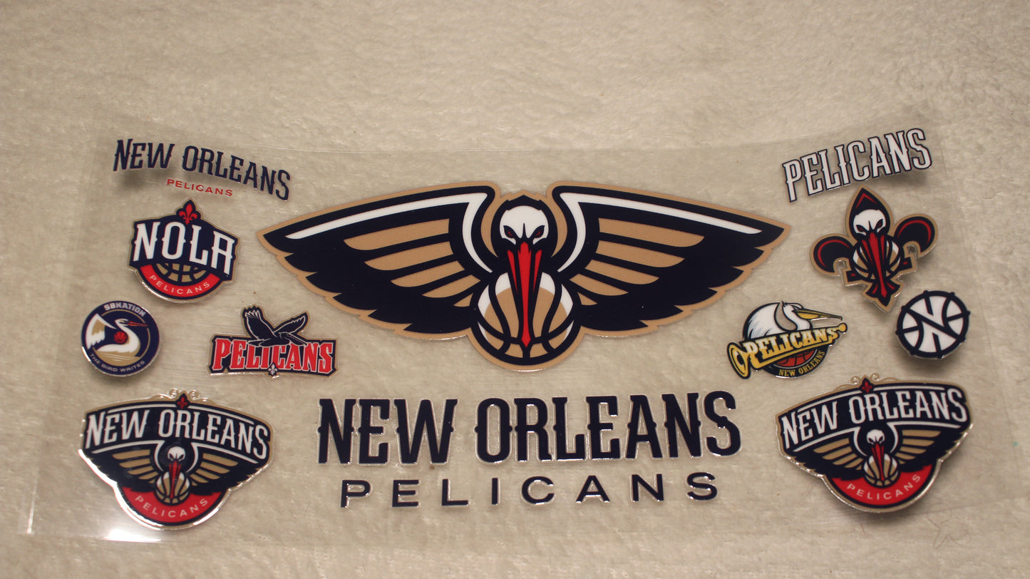 BASKETBALL UV CUP WRAP STICKER
