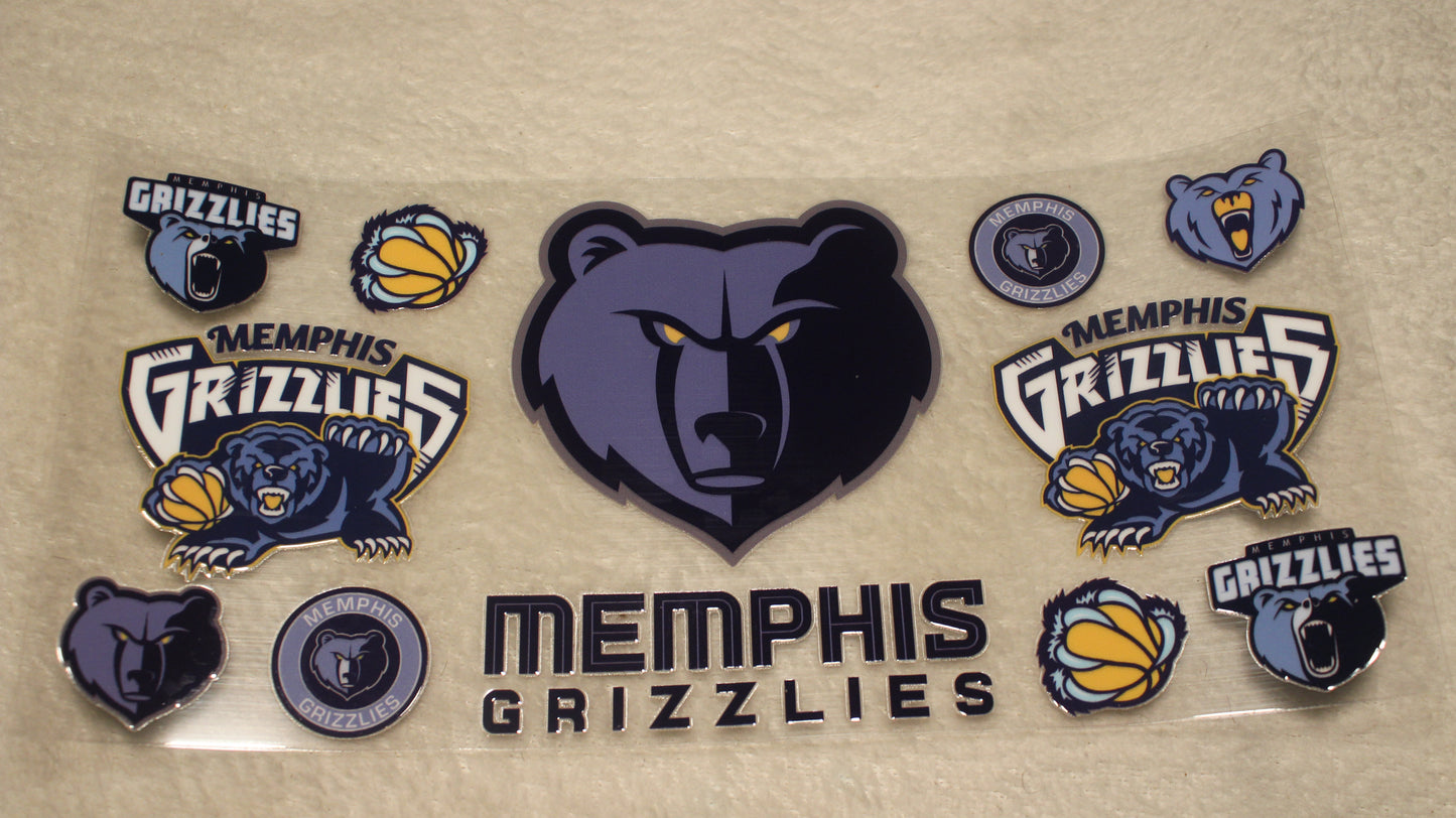 BASKETBALL UV CUP WRAP STICKER