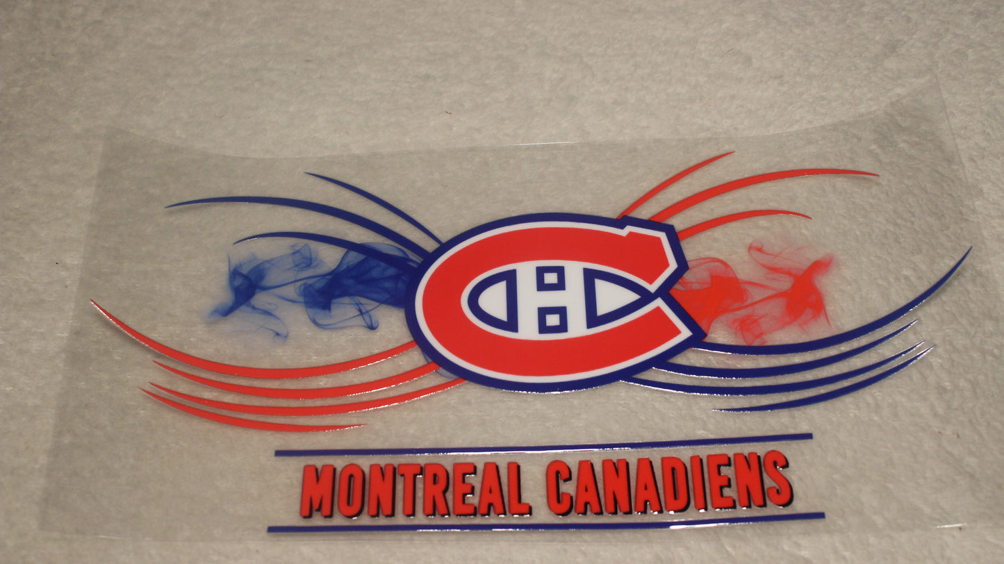 HOCKEY TEAM MONTREAL CANADIENS 16OZ UV STICKER WRAP
