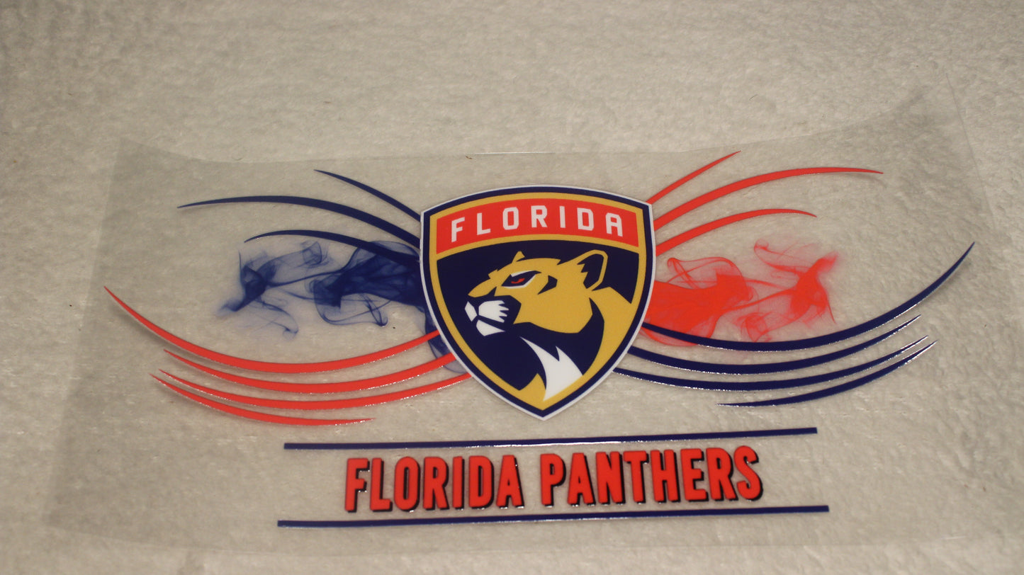 HOCKEY TEAM FLORIDA PANTHERS 16OZ UV STICKER WRAP