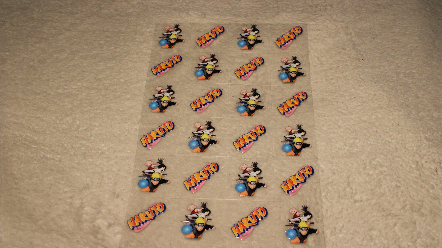 NINJA ANIME FAN UV STICKER SHEET