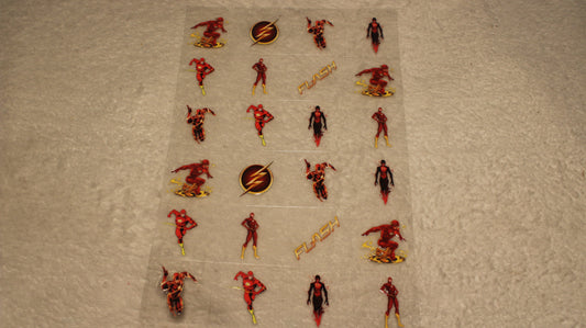 BARRY ALLEN UV STICKER SHEET