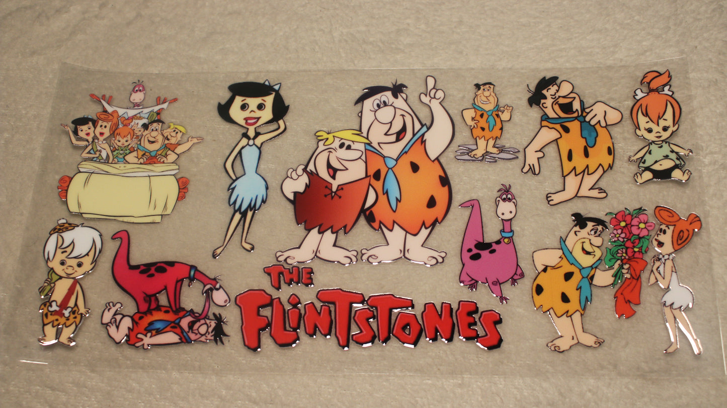 FLINTSTONES FAN 16-32OZ UV STICKER WRAP