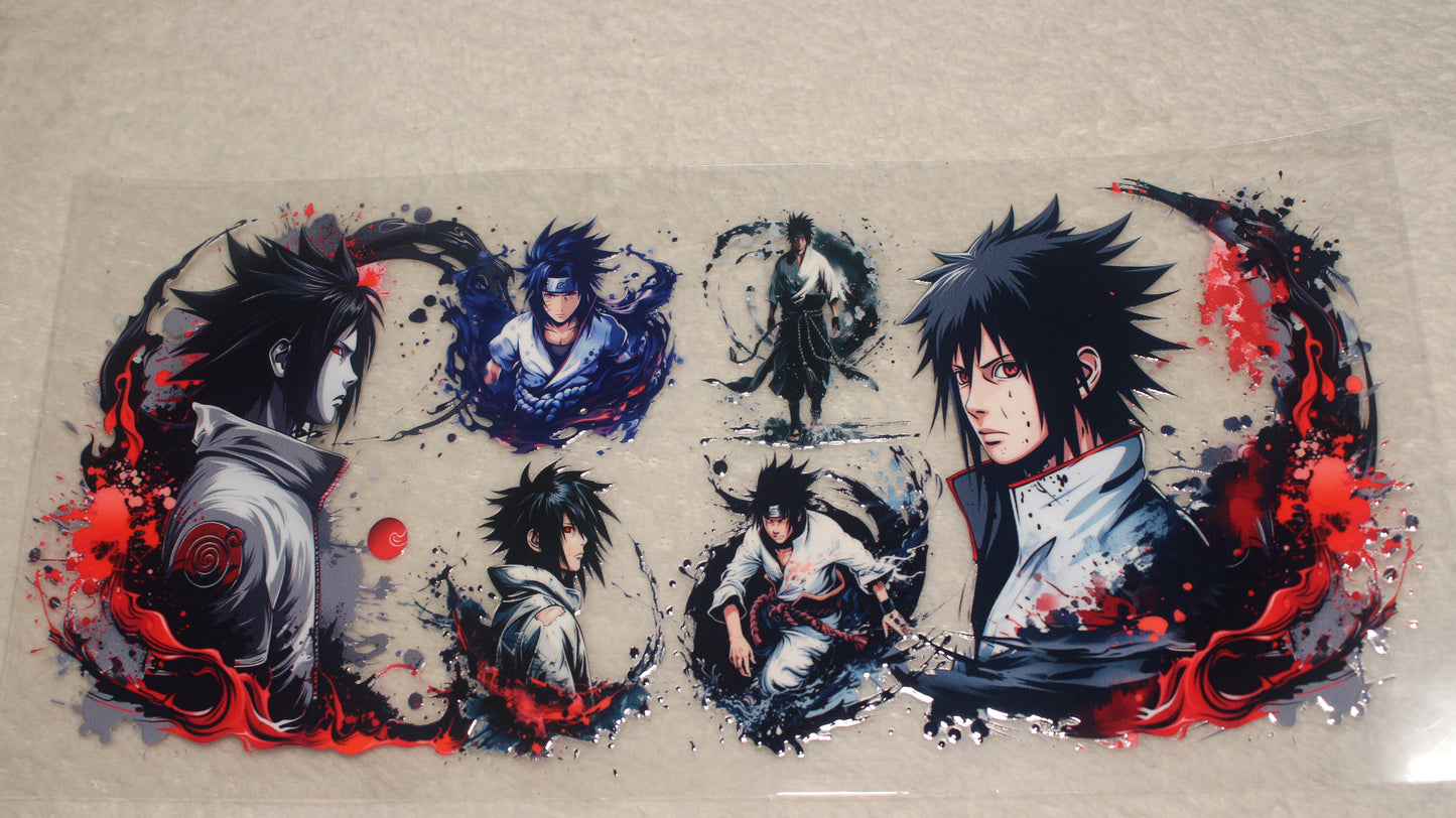 ANIME NINJA FAN 16OZ UV STICKER WRAP