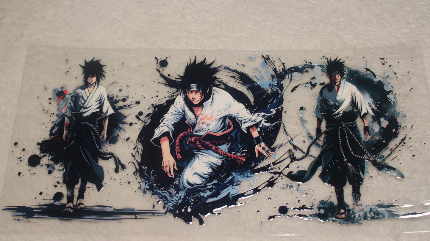 ANIME NINJA FAN 16OZ UV STICKER WRAP