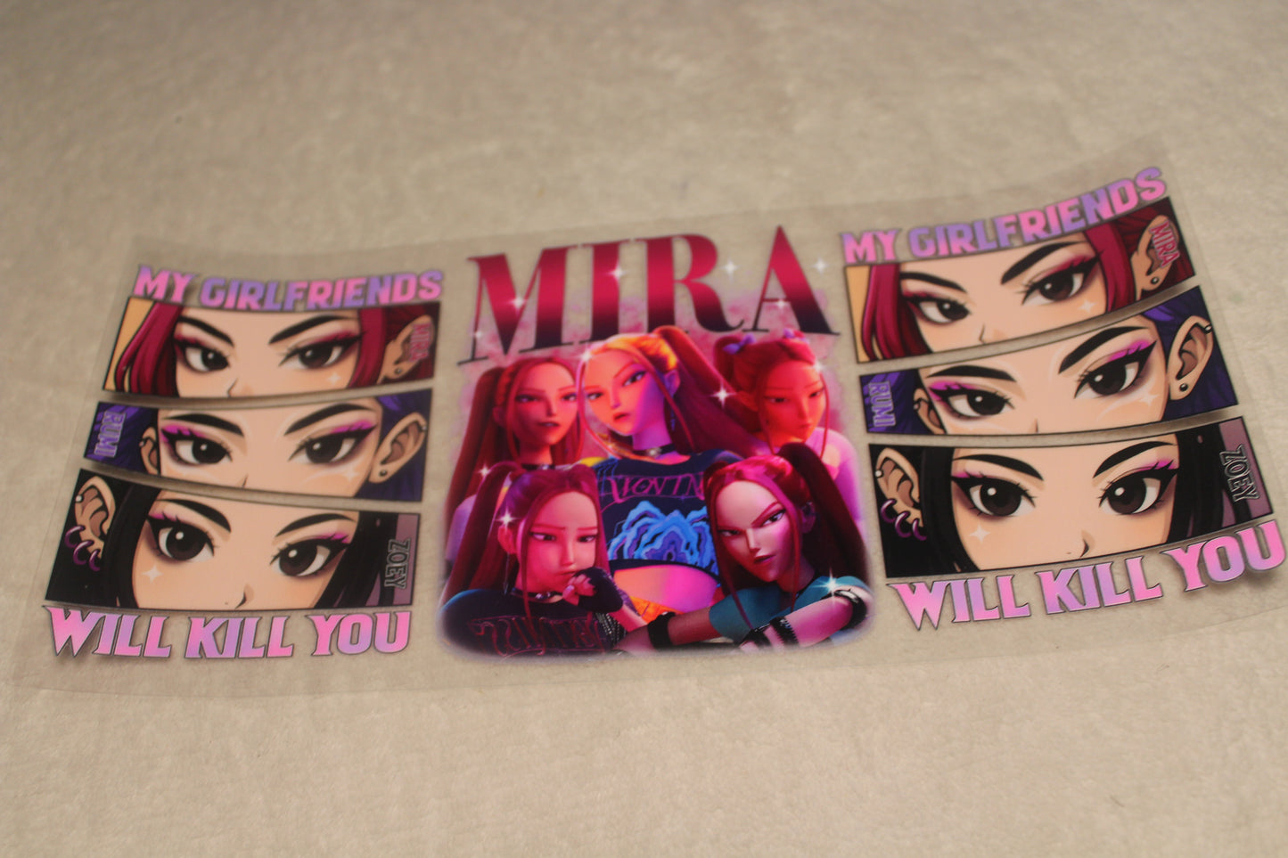 MIRA UV CUP WRAP STICKER