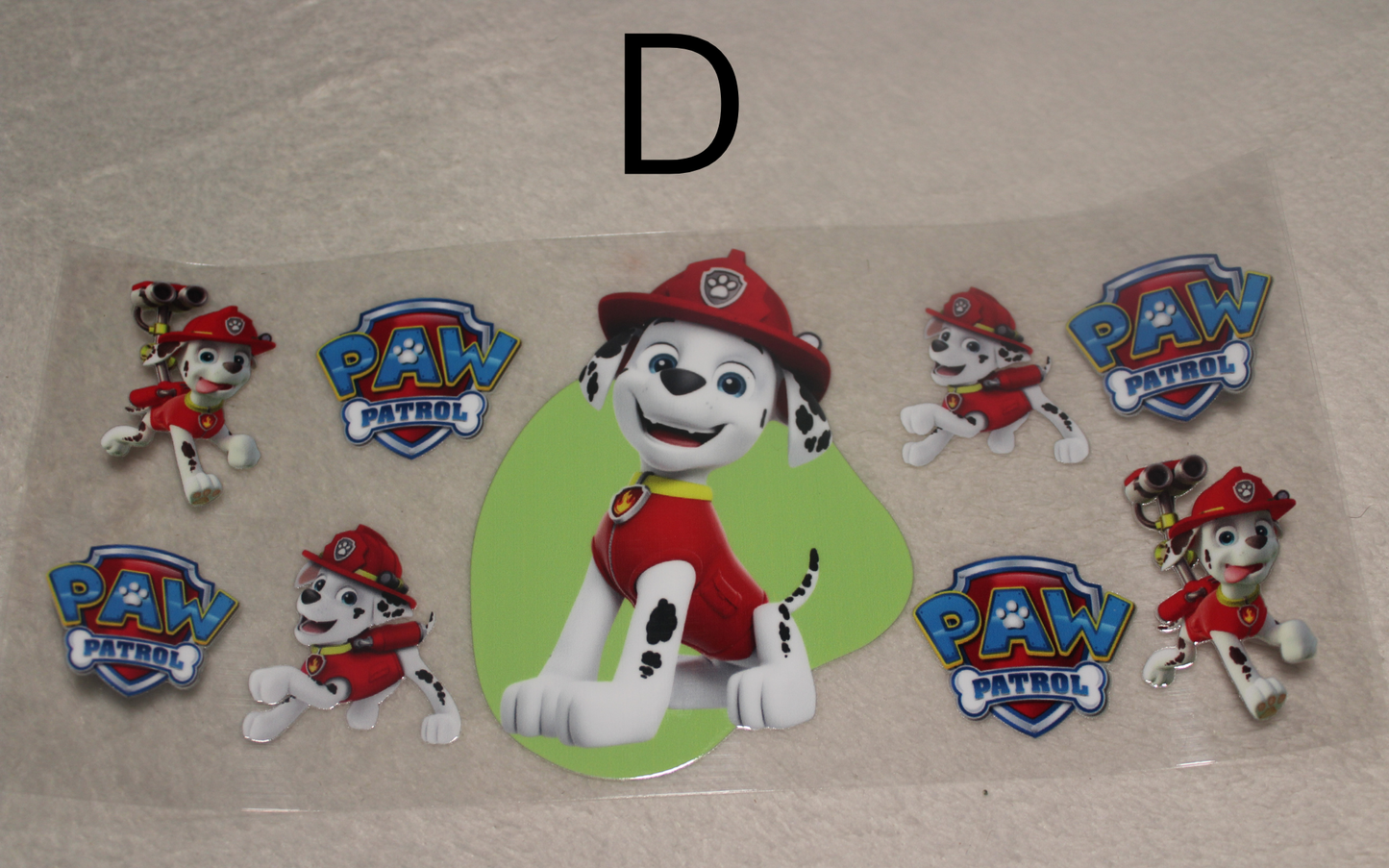 Paw Patrol UV DTF Wrap | 16-32oz | Waterproof