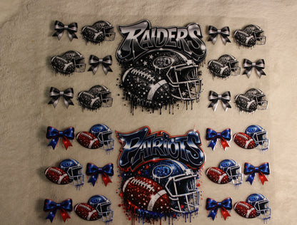 Football UV DTF Wrap | 16-32oz| Waterproof