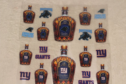 Football UV DTF Wrap | 16–32oz | Waterproof