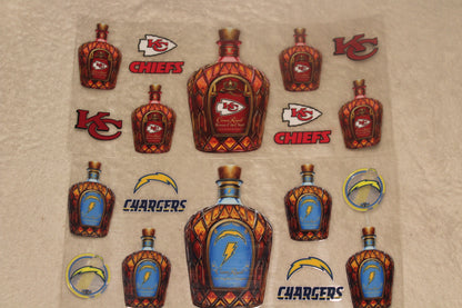 Football UV DTF Wrap | 16–32oz | Waterproof