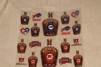 Football UV DTF Wrap | 16–32oz | Waterproof