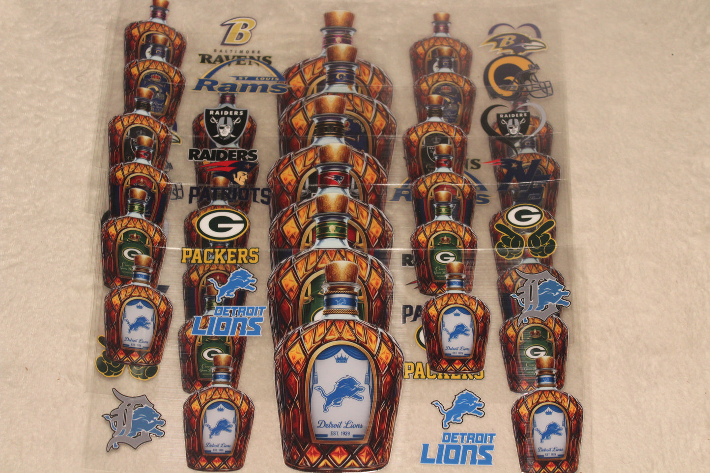 Football UV DTF Wrap | 16–32oz | Waterproof