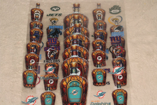 Football UV DTF Wrap | 16–32oz | Waterproof