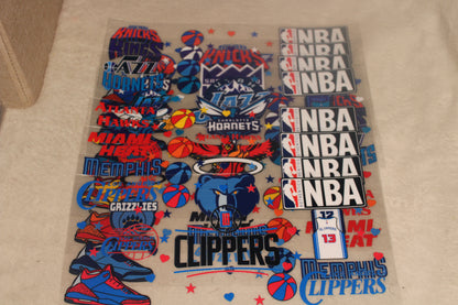 Sneaker Basketball UV DTF Wrap | 16-32oz | Waterproof