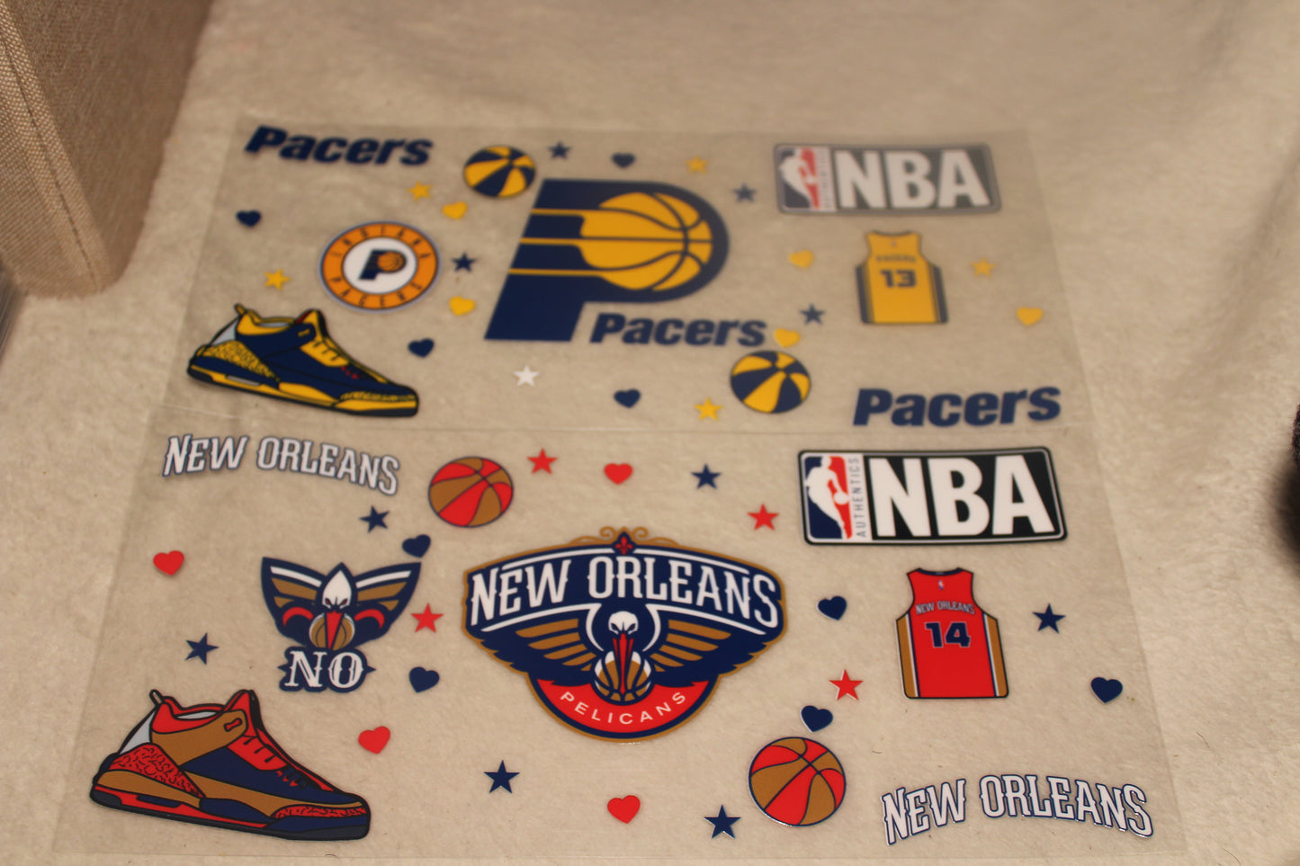 Sneaker Basketball UV DTF Wrap | 16-32oz | Waterproof