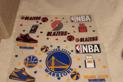 Sneaker Basketball UV DTF Wrap | 16-32oz | Waterproof