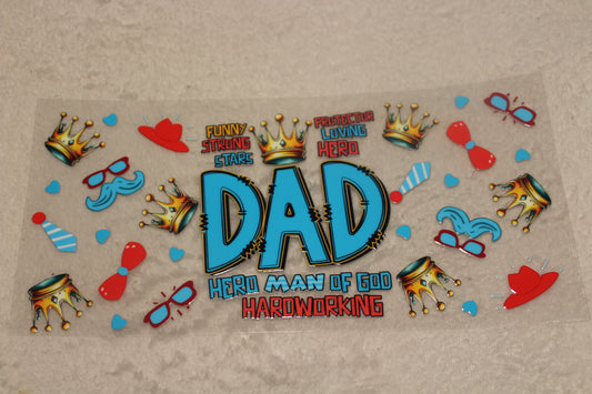 DAD UV Cup Wrap Sticker