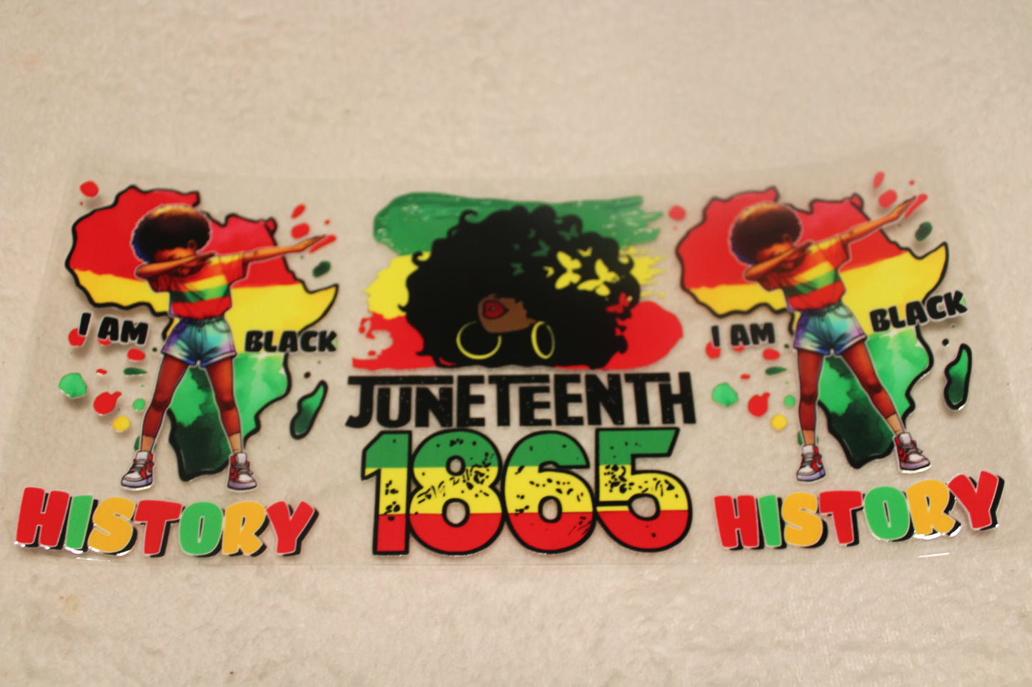 JUNETEENTH UV WRAPS | 16-32oz | WATERPROOF