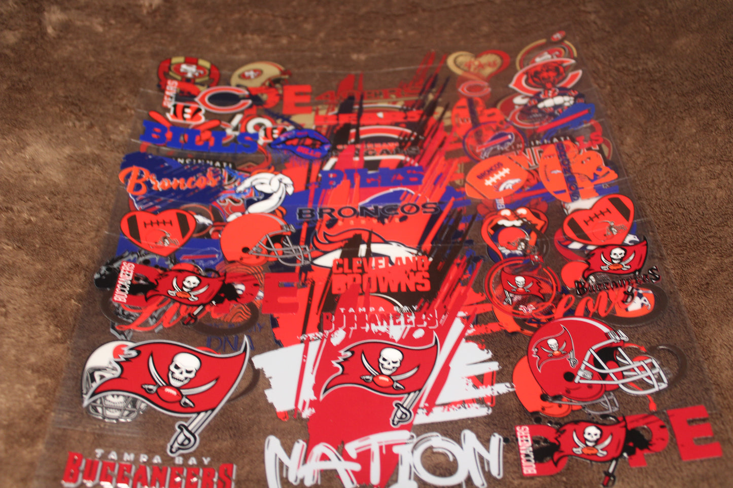 FOOTBALL NATION FULL SET BUNDLE 16-32OZ WATERPROOF