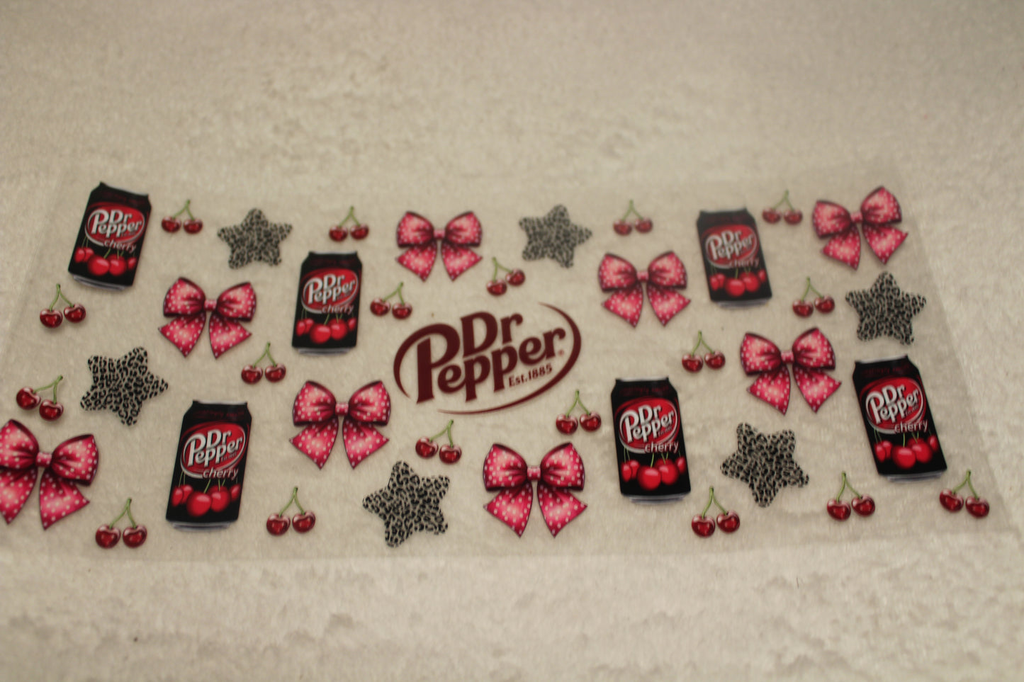 CUTE DR DRINK UV CUP WRAP STICKER