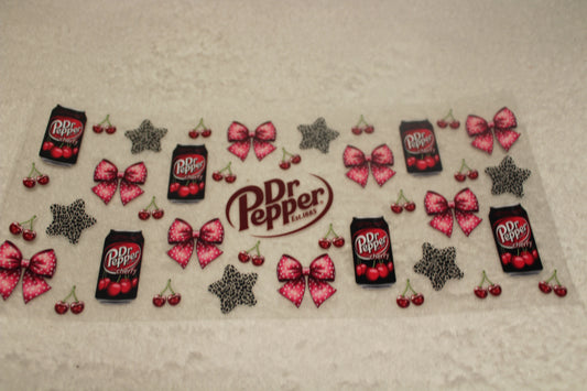 CUTE DR DRINK UV CUP WRAP STICKER