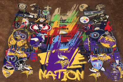 FOOTBALL NATION FULL SET BUNDLE 16-32OZ WATERPROOF
