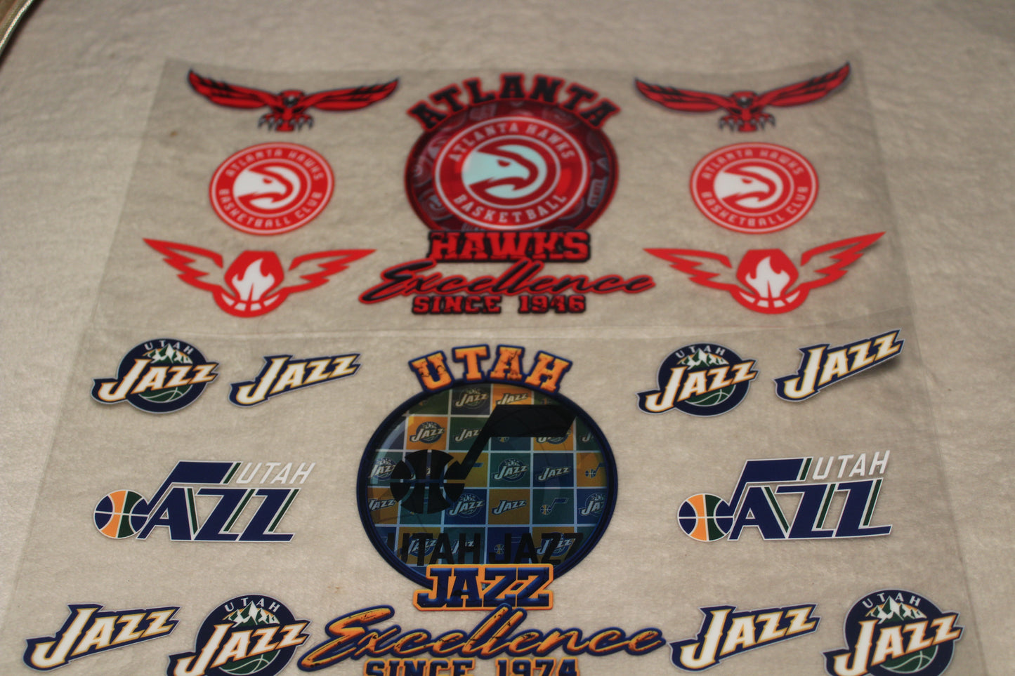 Basketball UV DTF Sticker Wrap | 16-32oz | Waterproof
