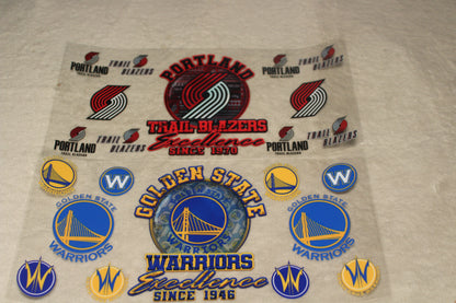 Basketball UV DTF Sticker Wrap | 16-32oz | Waterproof