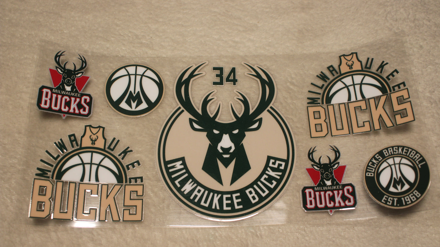 BASKETBALL UV CUP WRAP STICKER