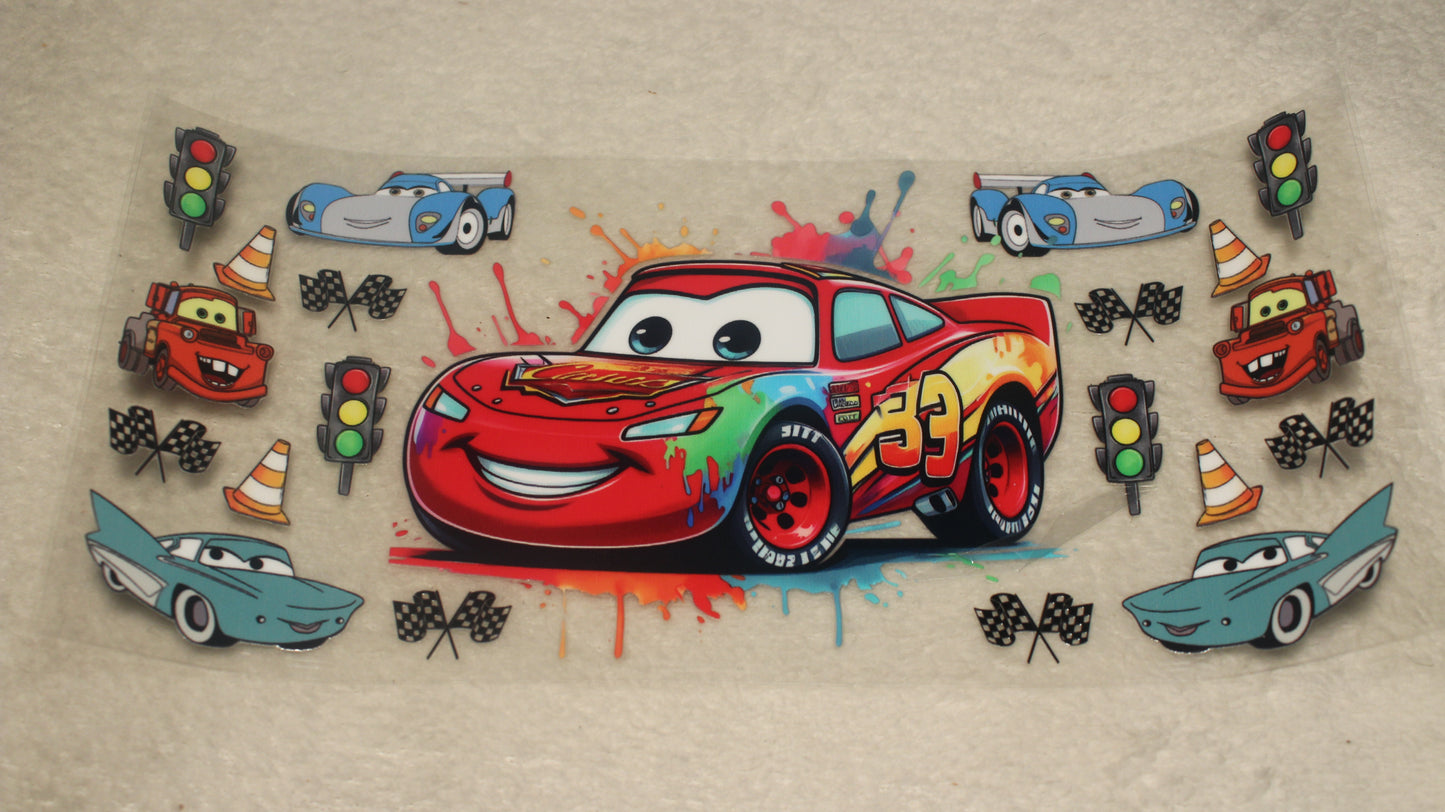 CARS FAN 16-32 UV STICKER WRAP