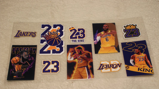 BASKETBALL PLAYER NUMBER UV CUP WRAP STICKER