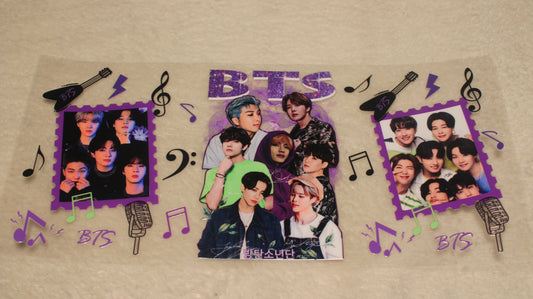 BOY BAND UV CUP WRAP STICKER