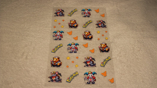 ANIME FAN UV CUP STICKER SHEET