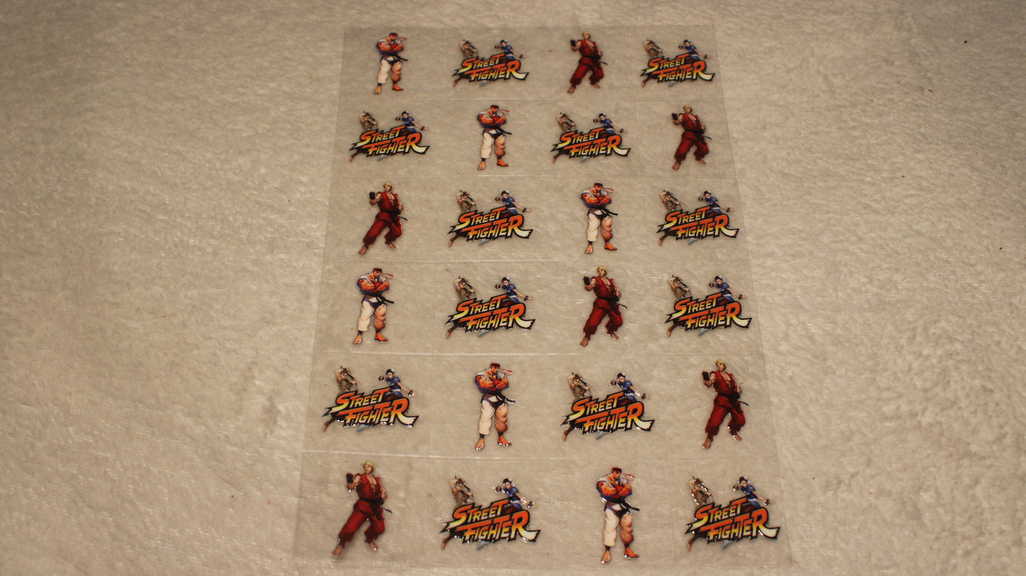 STREET FIGHTER FAN UV CUP WRAP STICKER