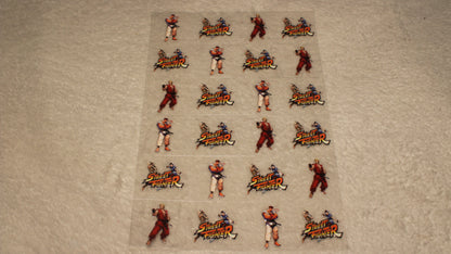 STREET FIGHTER FAN UV CUP WRAP STICKER