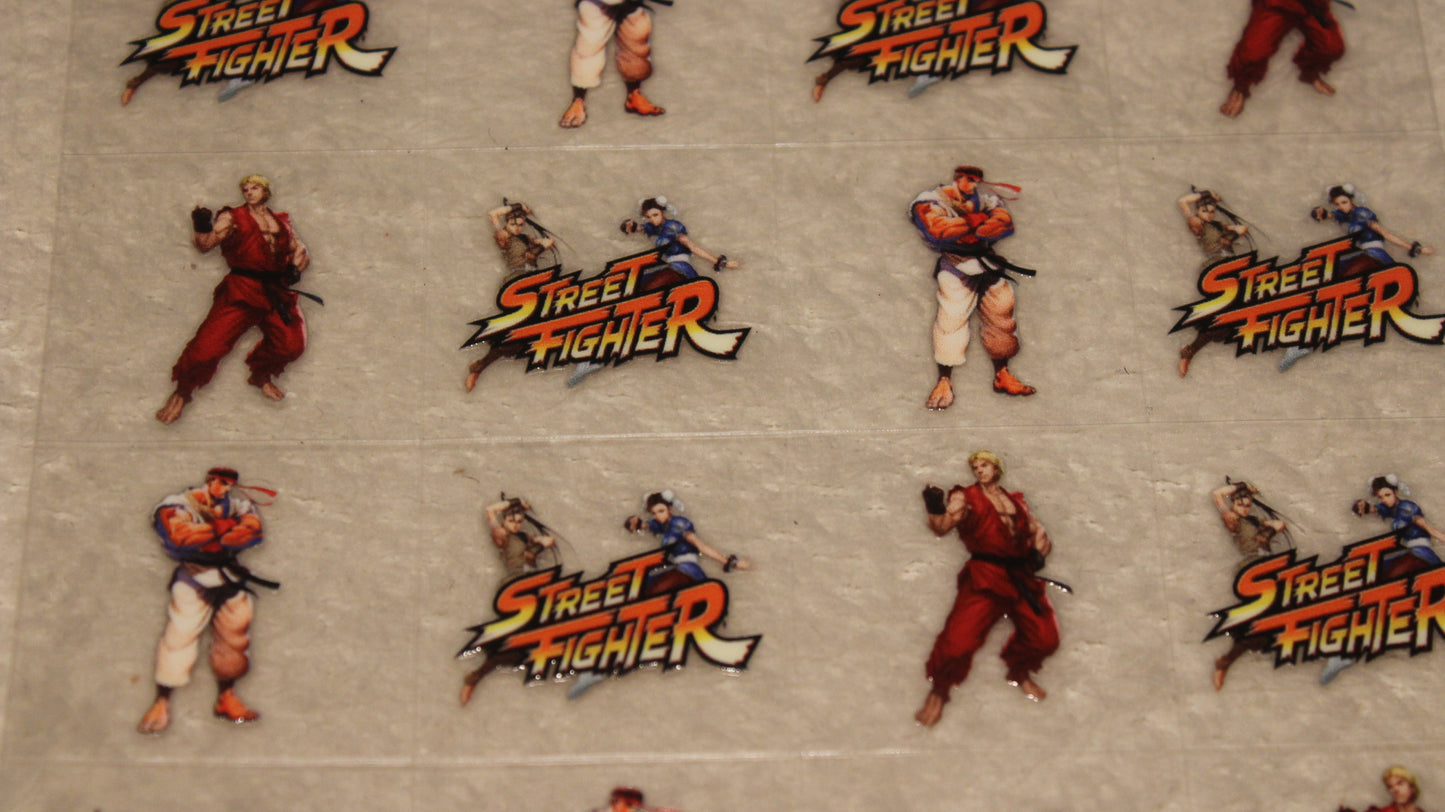 STREET FIGHTER FAN UV CUP WRAP STICKER