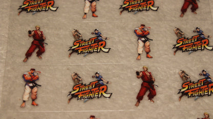 STREET FIGHTER FAN UV CUP WRAP STICKER