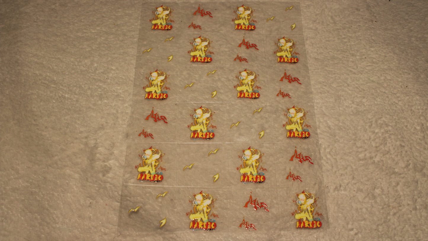 NINE-TAILED FAN UV CUP WRAP STICKER