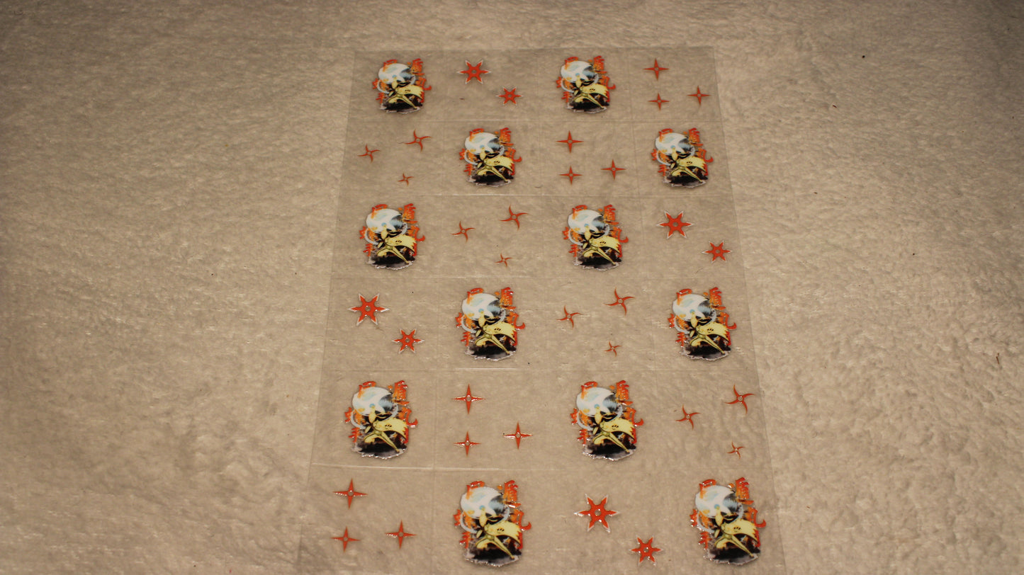 NINJA ANIME FAN UV CUP WRAP STICKER