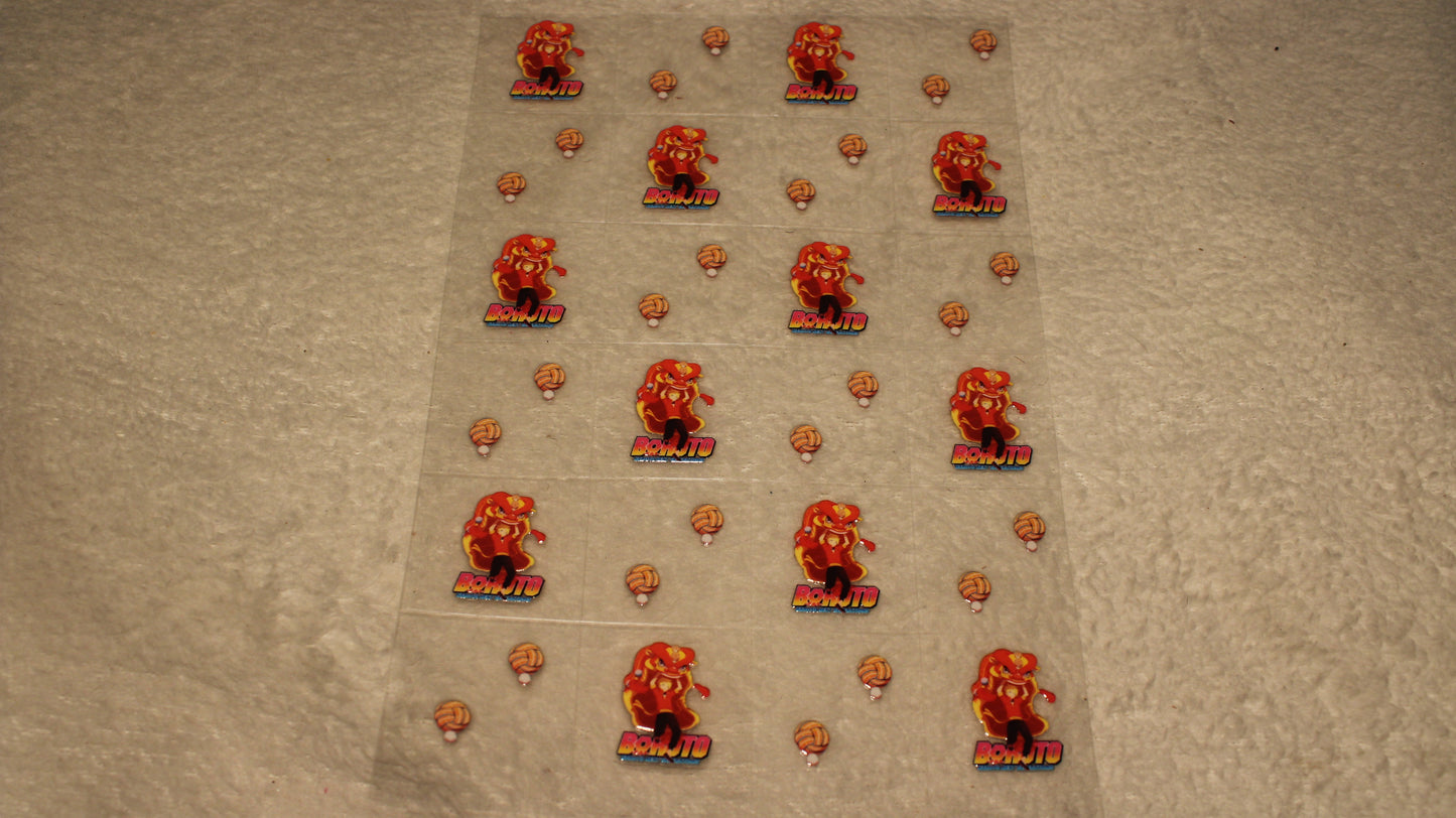 NINJA ANIME FAN UV CUP WRAP STICKER