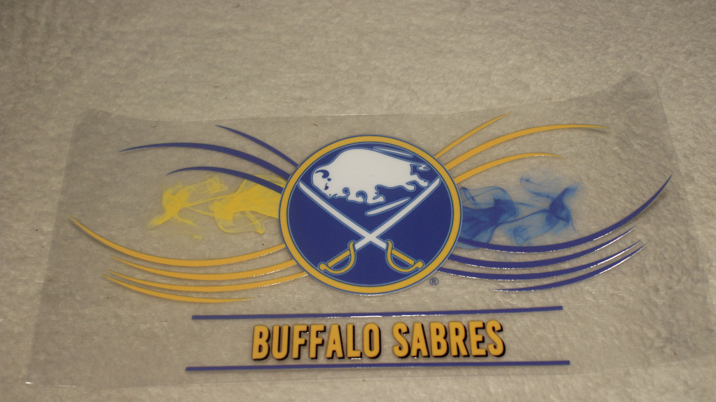 HOCKEY TEAM BUFFALO SABRES 16OZ UV STICKER WRAP