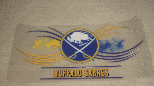 HOCKEY TEAM BUFFALO SABRES 16OZ UV STICKER WRAP