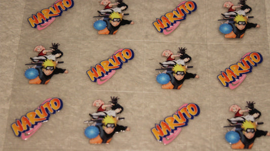 NINJA ANIME FAN UV STICKER SHEET