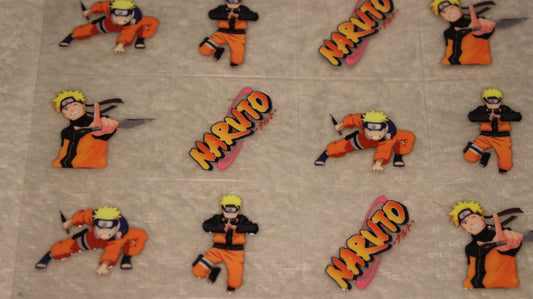 NINJA FAN ANIME UV STICKER SHEET