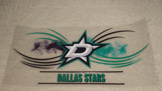 HOCKEY TEAM DALLAS STARS 16OZ UV STICKER WRAP