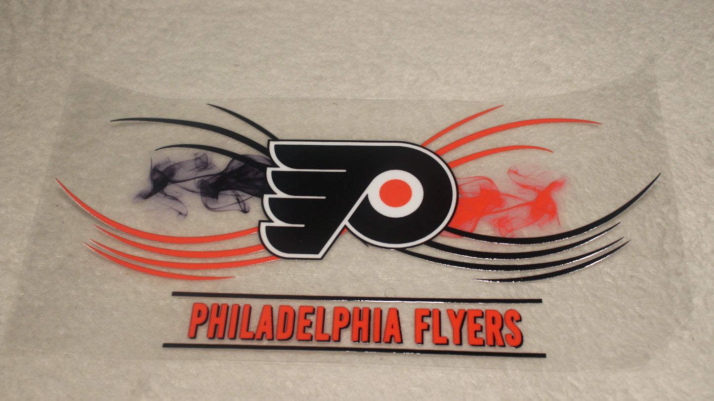 HOCKEY TEAM PHILLY FLYERS 16OZ UV STICKER WRAP