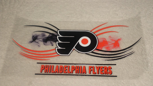 HOCKEY TEAM PHILLY FLYERS 16OZ UV STICKER WRAP